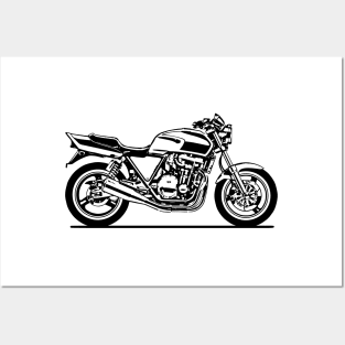 CB1000SF Motorcycle Sketch Art Posters and Art